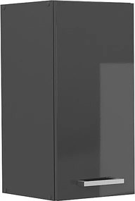 Szafka ścienna antracyt wysoki połysk 30x31x60 r-line