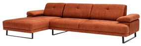 Orange Artie Mustang sofa narożna, lewy narożnik