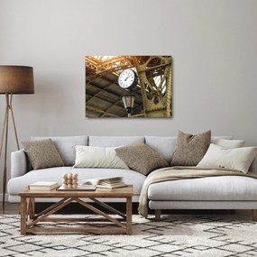 Obraz - Zegar na dworcu (70x50 cm)