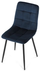 Zestaw krzeseł do jadalni CT-281 BLUE4, 4 szt.