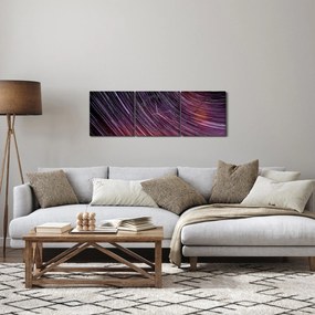 Obraz rozmytych gwiazd na niebie (z zegarem) (90x30 cm)