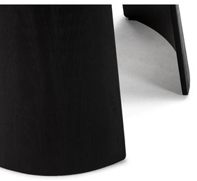 Okrągły stół z czarnym blatem ø 120 cm Zuri – MOME