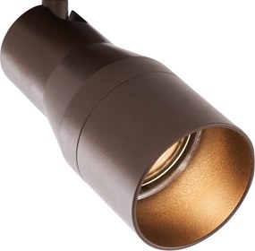 Nowoczesny sufitowy reflektor halogenowy, ciemny brąz, oprawka GU10, okrągły, 50 mm - Stanley