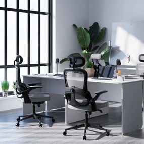 Fotel biurowy, ergonomiczny Diablo V-Light, szary