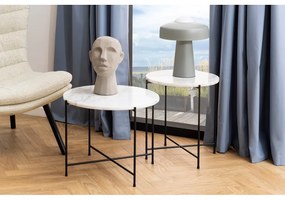 Okrągły stolik z marmurowym blatem ø 52 cm Avila – Actona