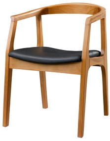 Krzesło do jadalni Albero Black and Walnut