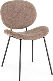 Beżowe tapicerowane krzesło Maddie – Yes Everyday