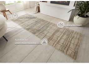 Beżowy chodnik 80x200 cm Terrain – Hanse Home