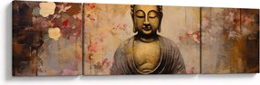 Obraz - Budda, malarstwo (170x50 cm)