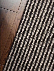 Czarny dywan z juty tkany ręcznie 160x230 cm Harvest Ebony – Elle Decoration