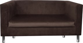 Sofa Monaco : Kolor nogi - Chrom, Kolor tkaniny - Kronos6/Poso6, Typ tkaniny - Kronos/Poso, Wysokość nogi - 15 cm