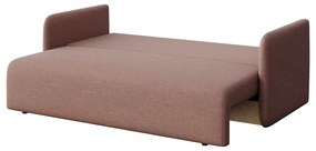 Różowa rozkładana sofa 220 cm Chaum – Rodier
