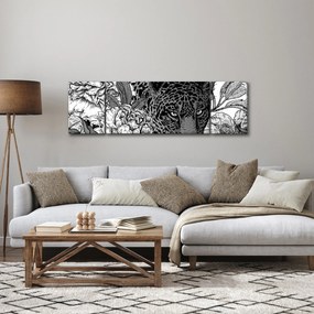 Obraz - Egzotyczny ogród (170x50 cm)