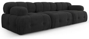 Czarna sofa 288 cm Ferento – Cosmopolitan Design
