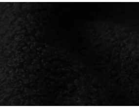 Czarna rozkładana sofa z materiału bouclé 255 cm Milu – Makamii