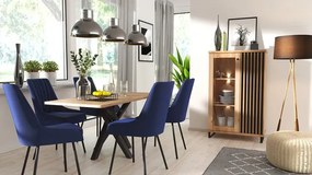 Ozdobny panel ścienny lamelowy dąb artisan Z5-D37