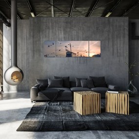 Obraz wiatraka (170x50 cm)