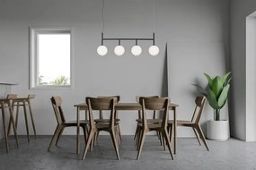 Loftowa lampa wisząca nad stół poczwórna - S767-Menser