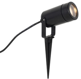 Zewnetrzna Regulowana czarna lampa kolcowa IP65 - Solo Eco Nowoczesny Oswietlenie zewnetrzne