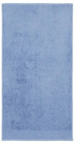 Niebieski ręcznik kąpielowy z bawełny egipskiej frotte 90x140 cm – Bianca