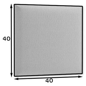 Panel tapicerowany QUADRATTA 40x40 żółty ELTAP