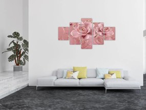 Obraz - Dekoracje kwiatowe (125x70 cm)
