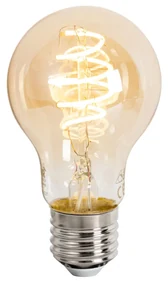 Inteligentna lampa sufitowa czarna bambusowa 40 cm z Wifi A60 - OstravaKolonialny Oswietlenie wewnetrzne