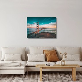Obraz na szkle - Golden Gate, San Francisco (70x50 cm)