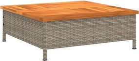 Szary niski stolik pod parasol ogrodowy E8-E13