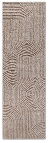 Beżowy chodnik 80x240 cm Chappe Beige – Elle Decoration
