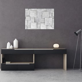 Obraz - Abstrakcja płytek betonowych (70x50 cm)