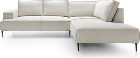 Masseno Narożnik DUNA Narożnik L-Kształtny, Modna sofa narożna do salonu - Beżowy, POSO 100