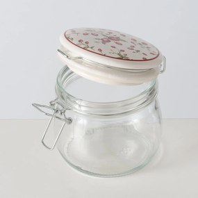 Słoik kuchenny dekoracyjny z pokrywką EMILY, 450 ml