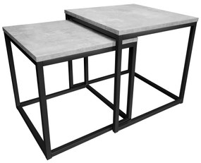 Stolik kawowy 2w1 podstawa metalowa Loft