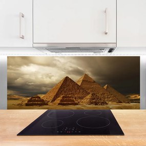 Panel Szklany do Kuchni Starożytne Piramidy W Gizie