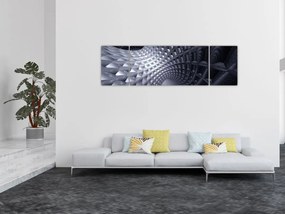 Obraz - Abstrakcja 3D (170x50 cm)