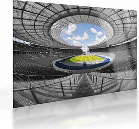 Obraz na szkle - stadion piłkarski (70x50 cm)