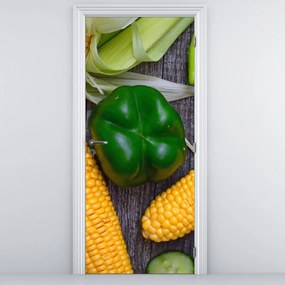 Fototapeta na drzwi - Warzywa (95x205cm)
