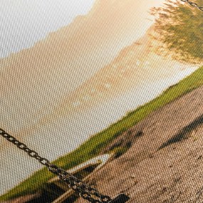 Obraz huśtawki w przyrodzie (170x50 cm)