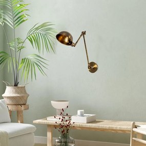 Kinkiet w kolorze brązu ø 15 cm Sivani – Opviq lights