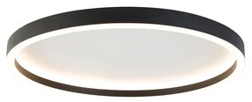 Designerska lampa sufitowa czarna z diodami LED - DanielaDesignerski Oswietlenie wewnetrzne