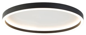 Designerska lampa sufitowa czarna z wbudowanym LED - DanielaDesignerski Oswietlenie wewnetrzne