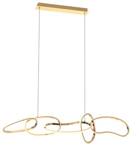 Zuma Line MD7361-5A-EGT - LED lampa CHOLET LED/56W/230V złota