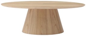 Stolik kawowy z MDF - Naturalny jasny - ANTELADA