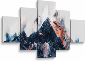 Obraz - Abstrakcyjna góra (125x70 cm)