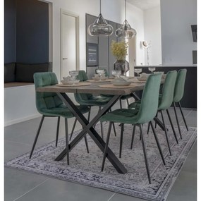 Zielone krzesła zestaw 2 Middelfart – House Nordic