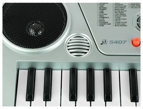 Keyboard mq5407 organy 54 klawisze lcd ładowarka