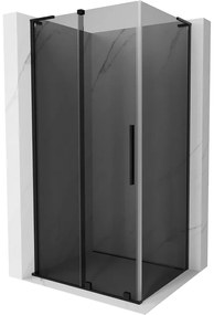 Mexen Velar L kabina prysznicowa rozsuwana 110 x 75 cm, grafit, czarna - 871-110-075-43-70