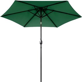 Duży parasol ogrodowy łamany, skośny SL-UM003C, zielony