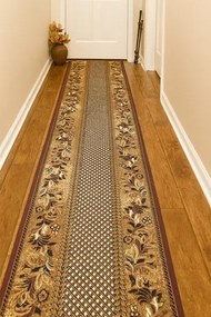 Brązowy elegancki chodnik na metry W8-P41